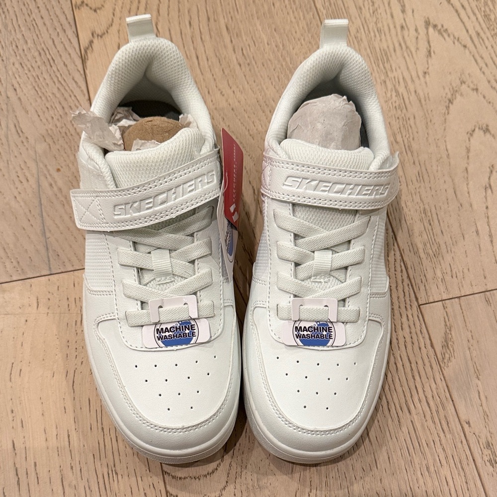Skechers Kids White Sneakers 4.5